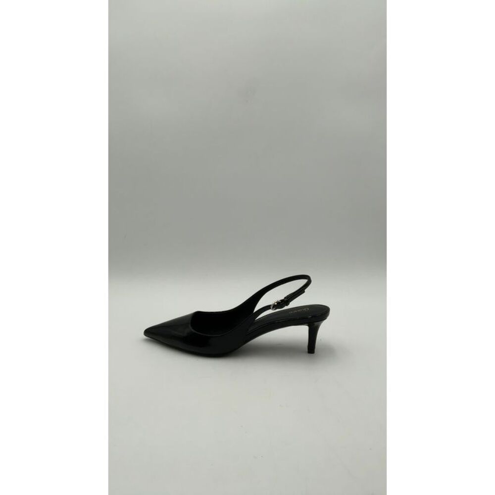 Quince Italian Leather 55Mm Slingback Pump Black Shoes 6